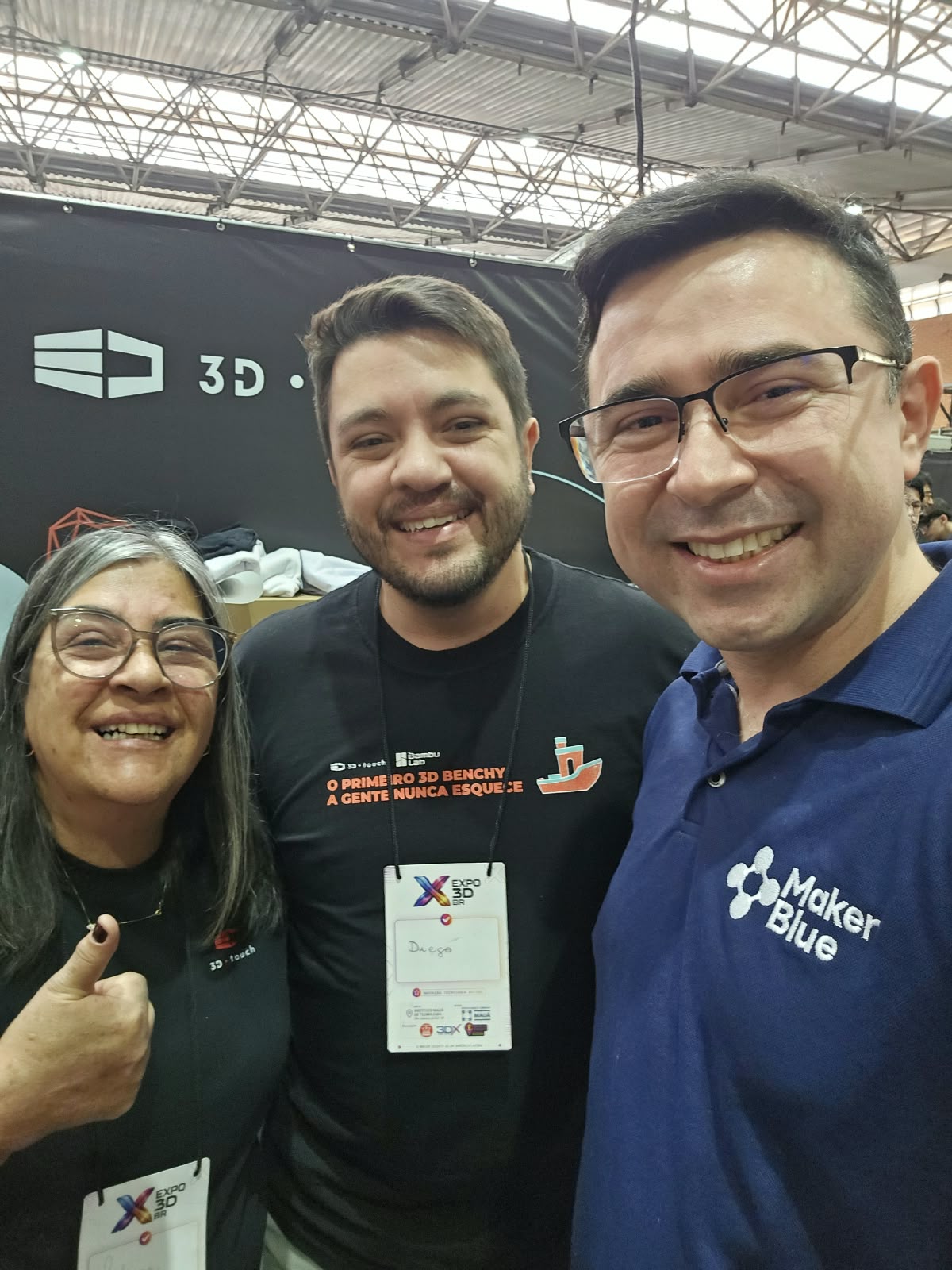 Encontro da comunidade na Expo 3D BR